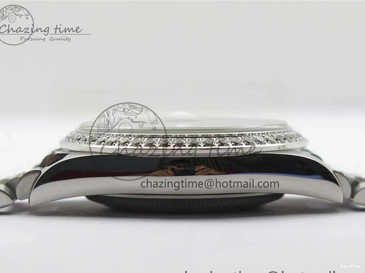 MiroTime 0521 Day-Date 36mm 128239 SS Crystal BP Best Edition Blue Crystal Marker Dial on SS President Bracelet A OdorResistant 2677